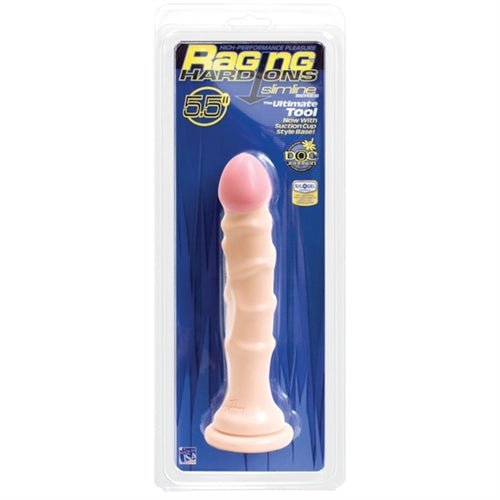 Raging Slimline With Suction Cup Inch Dong - TruLuv Novelties
