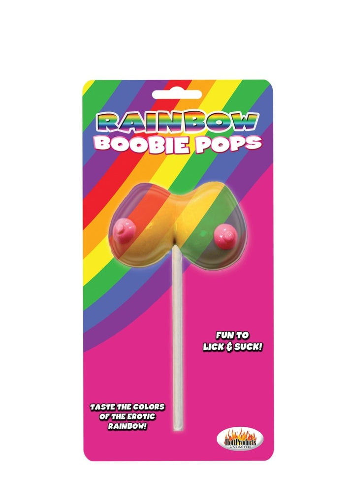 Rainbow Boobie Pops - 1.48 Oz. - TruLuv Novelties