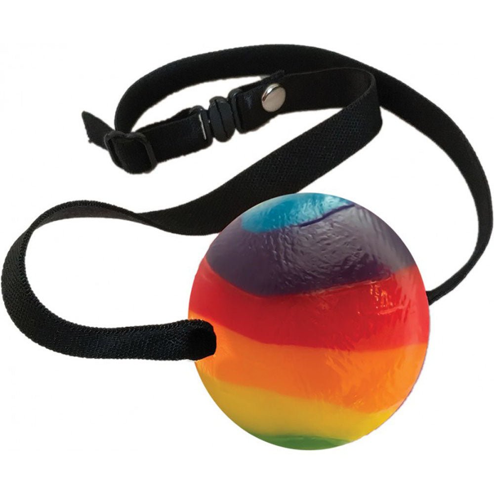 Rainbow Candy Ball Gag - TruLuv Novelties