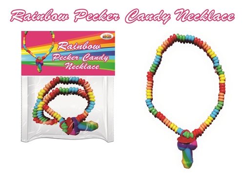 Rainbow Pecker Candy Necklace - TruLuv Novelties