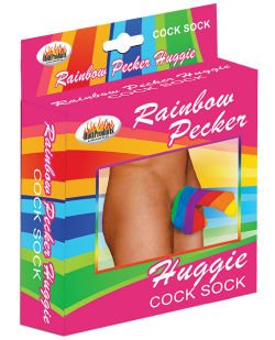 Rainbow Pecker Huggie Sock - TruLuv Novelties