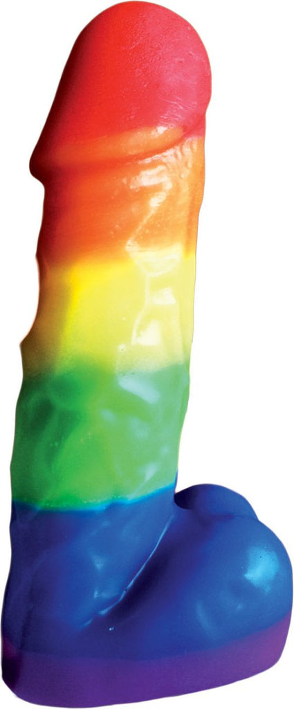 Rainbow Pecker Party Candle 7 Inches - TruLuv Novelties