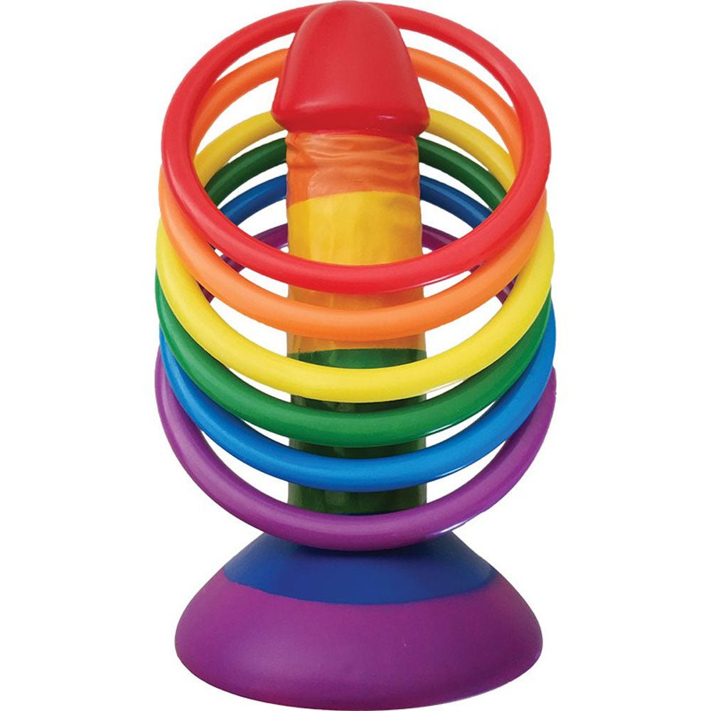 Rainbow Pecker Party Ring Toss - TruLuv Novelties