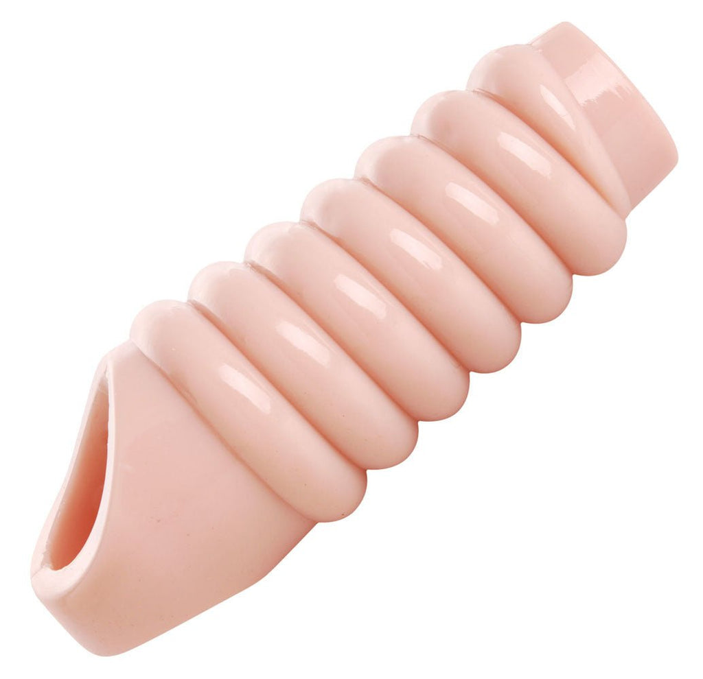 Really Ample Ribbed Penis Enhancer Sheath - TruLuv Novelties