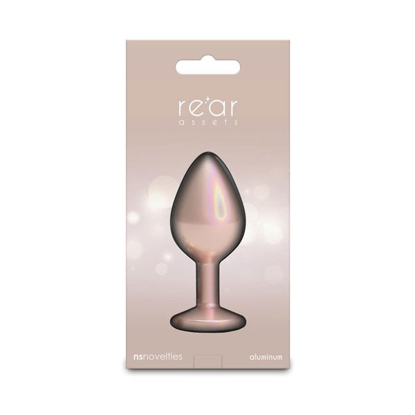 Rear Assets - Iridescent Champagne - Medium - Clear - TruLuv Novelties
