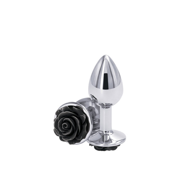 Rear Assets - Rose - Small - Black - TruLuv Novelties