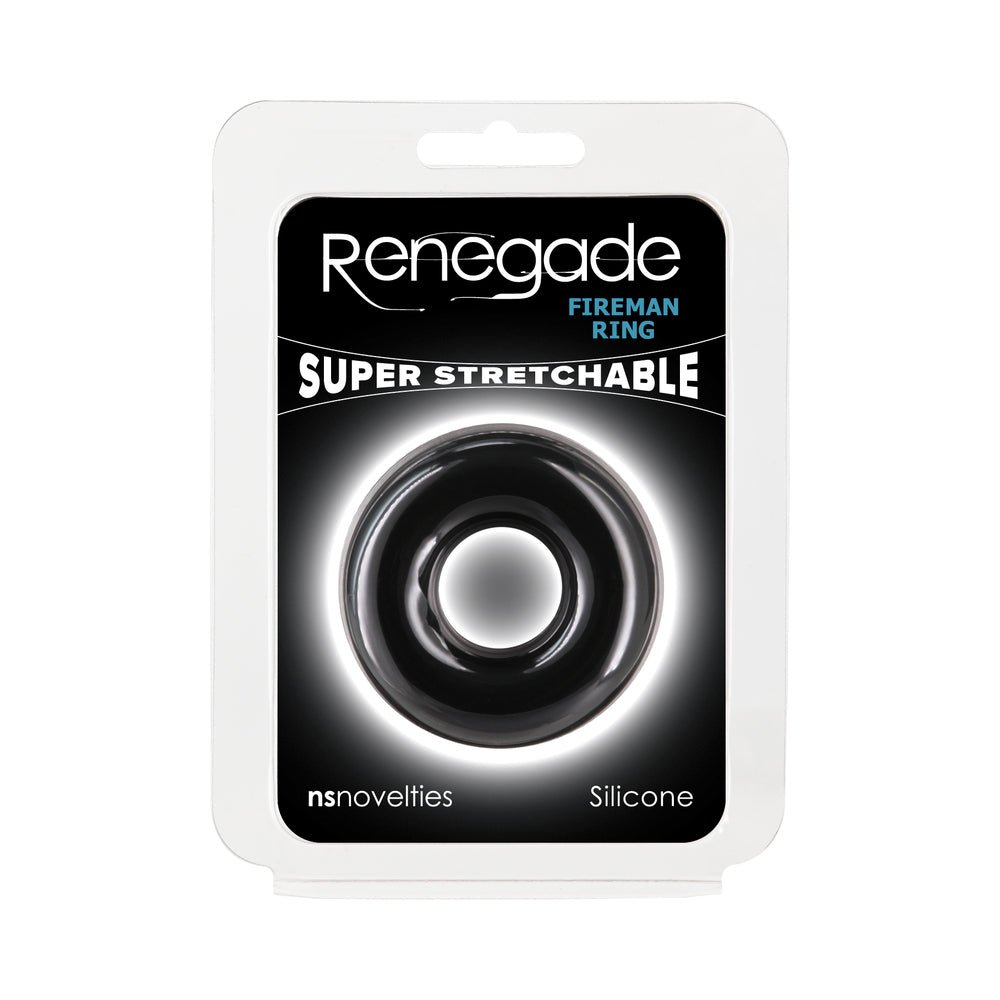 Renegade Fireman Ring Medium Black - TruLuv Novelties