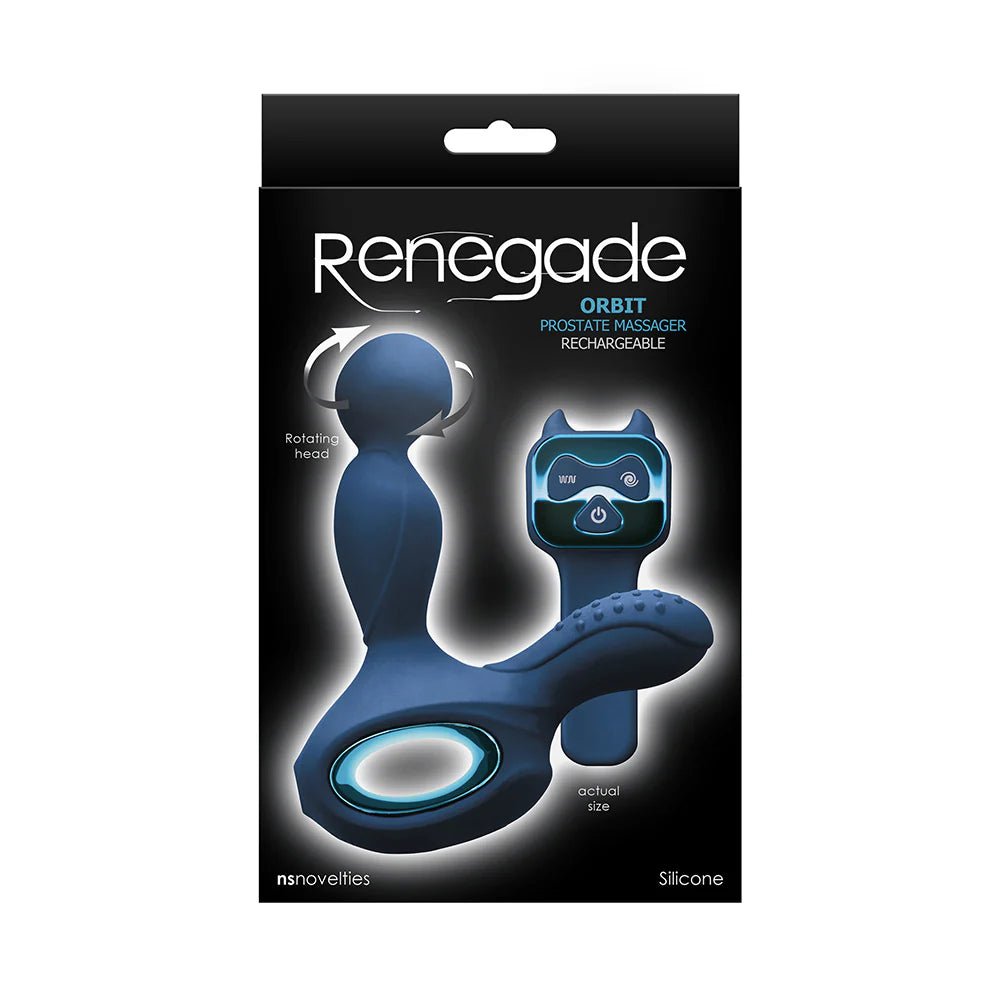 Renegade Orbit Prostate Massager Blue - TruLuv Novelties