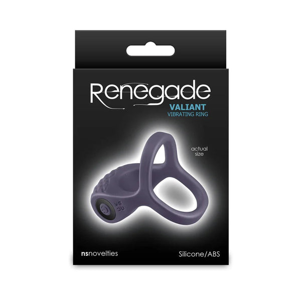 Renegade Valiant Rechargeable Vibrating Ring Gray - TruLuv Novelties