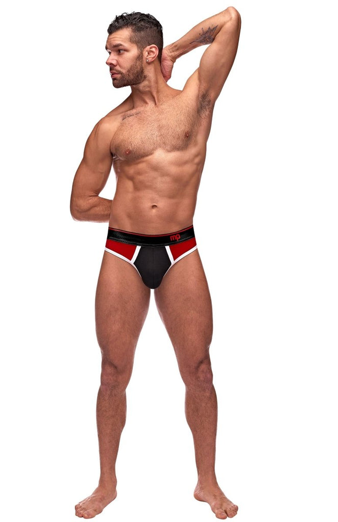 Retro Sport Panel Thong - TruLuv Novelties