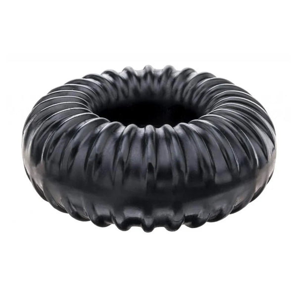 Ribbed Ring - Black - TruLuv Novelties