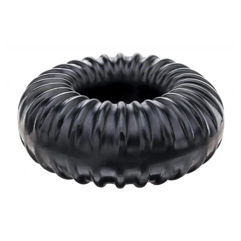 Ribbed Ring - Black - TruLuv Novelties