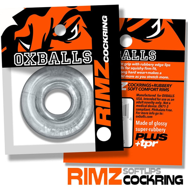 Rimz Big Single Ring - Clear - TruLuv Novelties