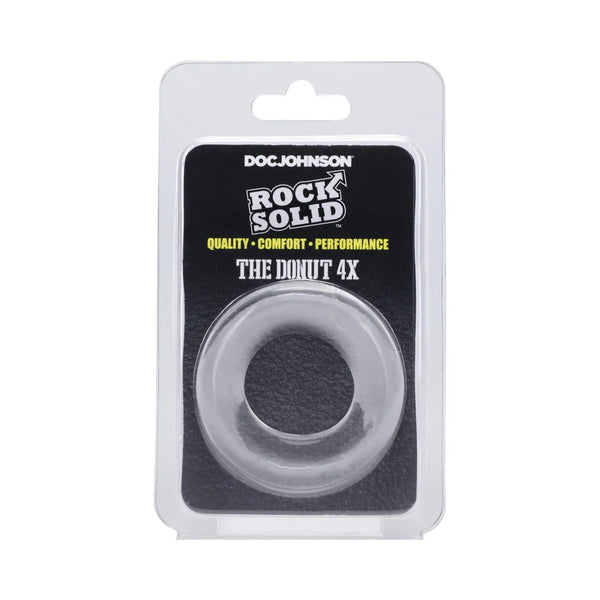 Rock Solid The Donut 4X C - Ring Clear - TruLuv Novelties