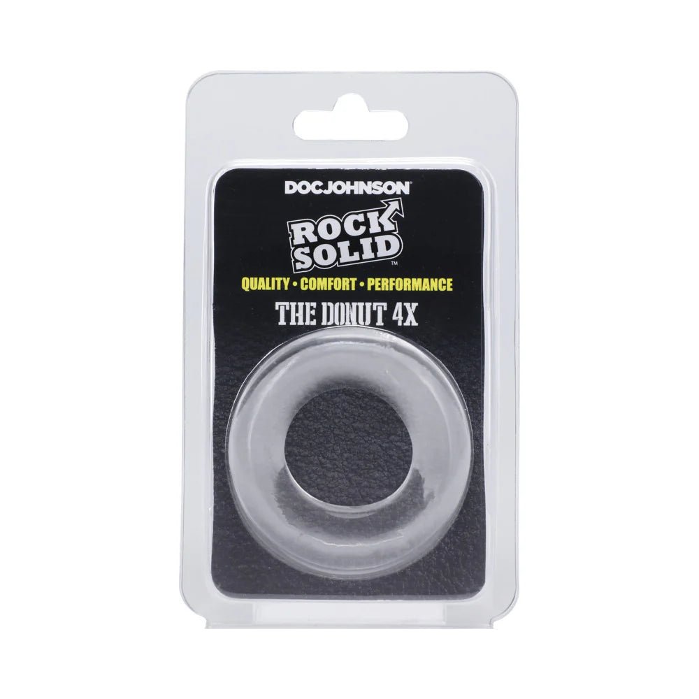Rock Solid The Donut 4X C - Ring Clear - TruLuv Novelties