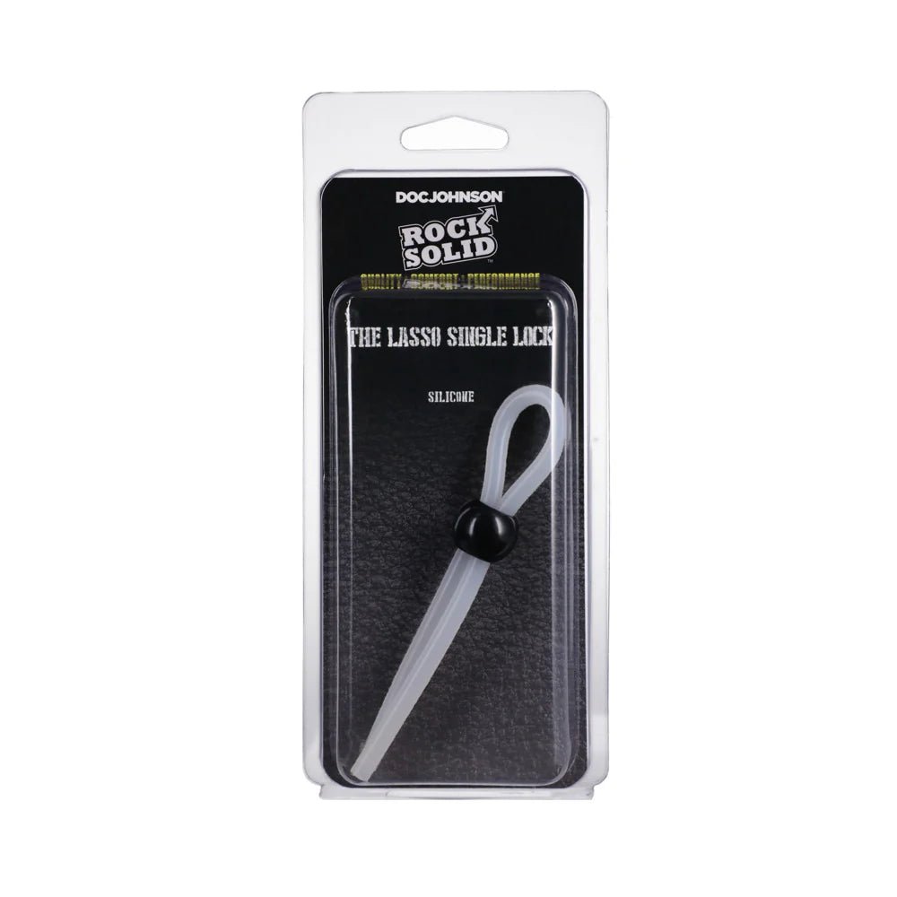 Rock Solid The Lasso/Bolo Single Lock Adjustable Translucent - TruLuv Novelties