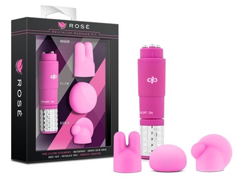 Rose Revitalize Massage Kit - Pink - TruLuv Novelties