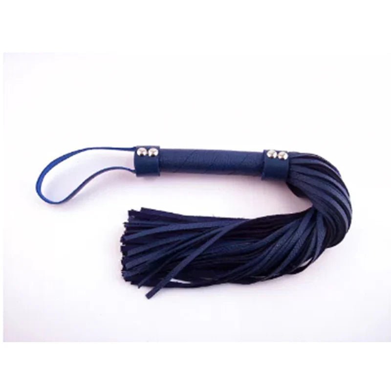 Rouge H - Style Leather Flogger Blue - TruLuv Novelties
