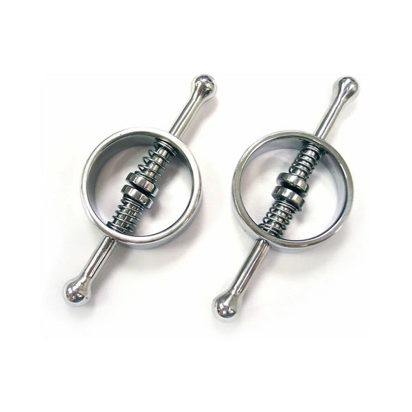 Rouge Stainless Steel Nipple Clamps in Clamshell - TruLuv Novelties