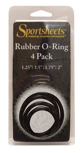 Rubber O Ring 4 Pack - TruLuv Novelties