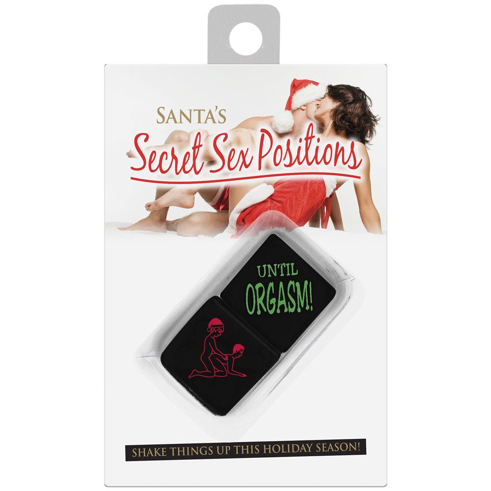 Santa&039;s Secret Sex Positions Dice - TruLuv Novelties