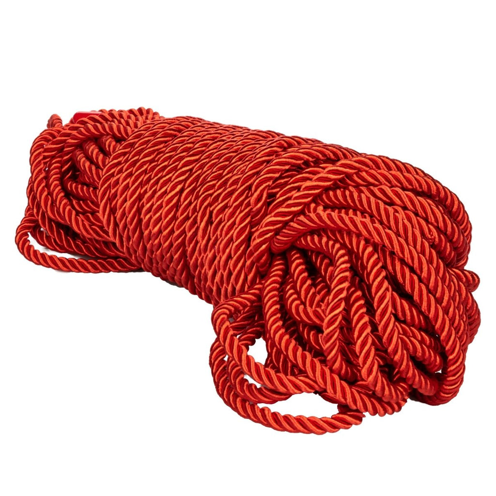 Scandal BDSM Rope 98.5ft- 30m - Red - TruLuv Novelties