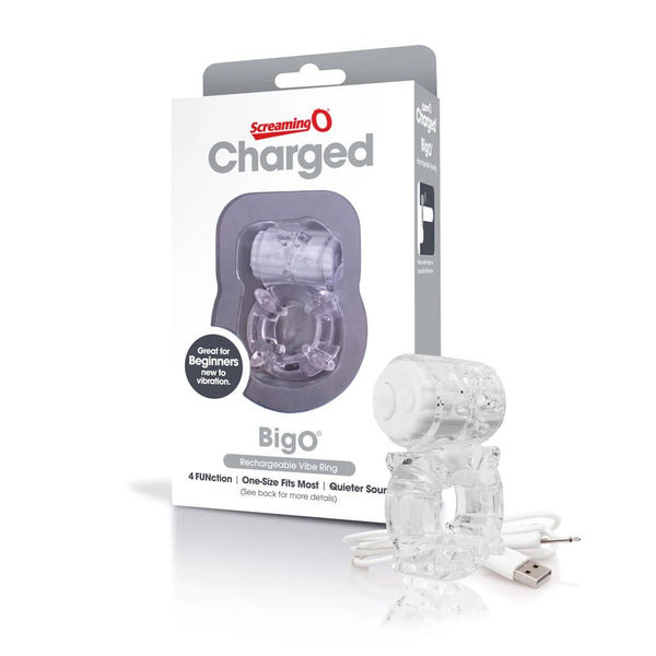 Screaming O Charged Big O - Clear - TruLuv Novelties