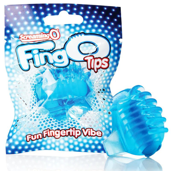 Screaming O FingO Tips Blue - TruLuv Novelties