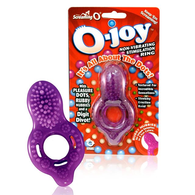 Screaming O O - joy Cock Ring Purple - TruLuv Novelties