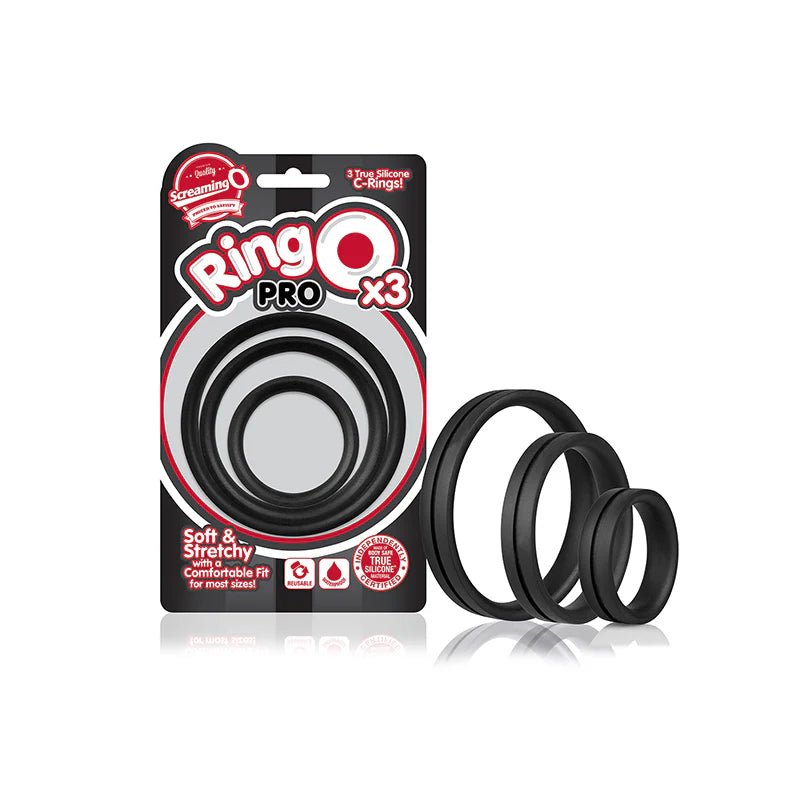 Screaming O RingO Pro x3 - Black - TruLuv Novelties