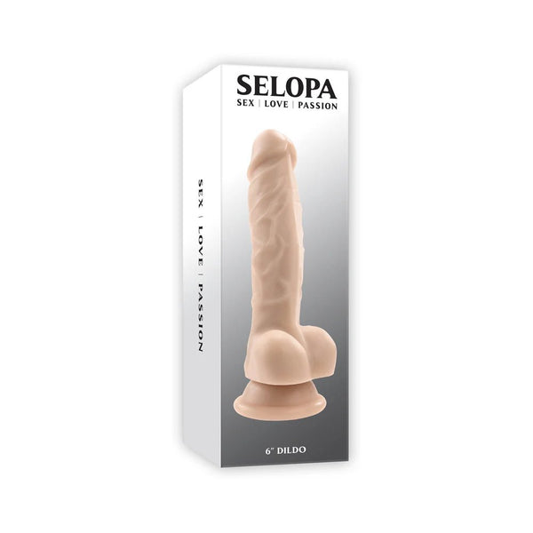 Selopa Non - Vibrating Dildo 6 in. Light - TruLuv Novelties