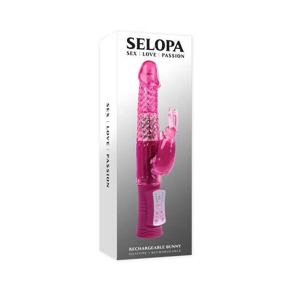 Selopa Rehargeable Bunny Rechargeable Vibe Pink - TruLuv Novelties