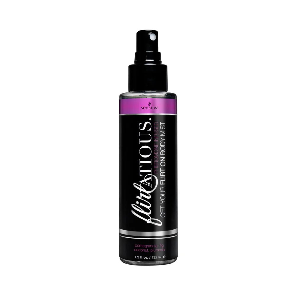 Sensuva Flirtatious Pheromone - Infused Body Mist Pomegranate 4.2 oz. - TruLuv Novelties