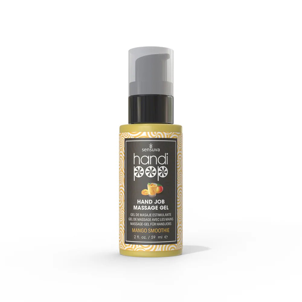 Sensuva HandiPop Edible Hand Job Massage Gel Mango Smoothie 2 oz. - TruLuv Novelties