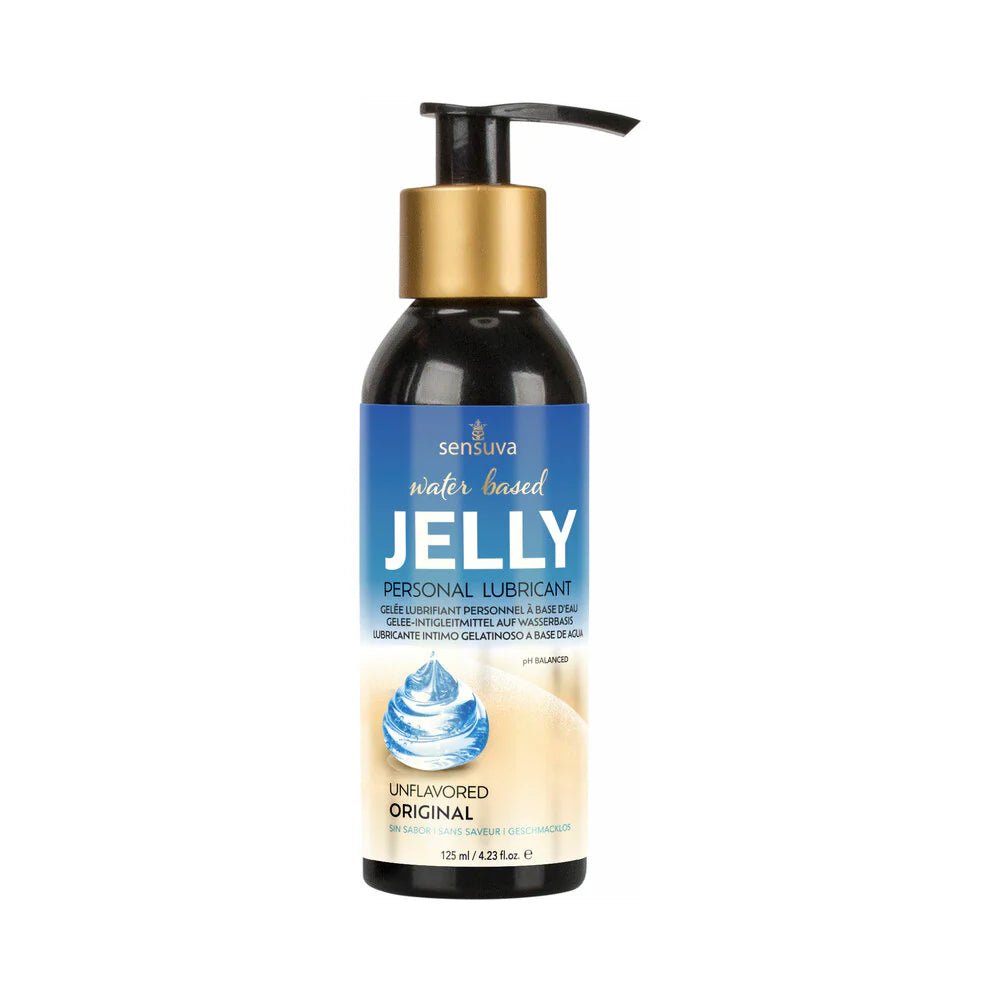 Sensuva Jelly Water - Based Personal Lubricant 4 oz. Bottle - TruLuv Novelties