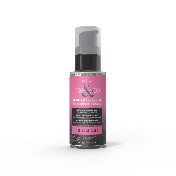 Sensuva Me & You Pheromone - Infused Luxury Massage Oil Sensual Bliss 2 oz. - TruLuv Novelties