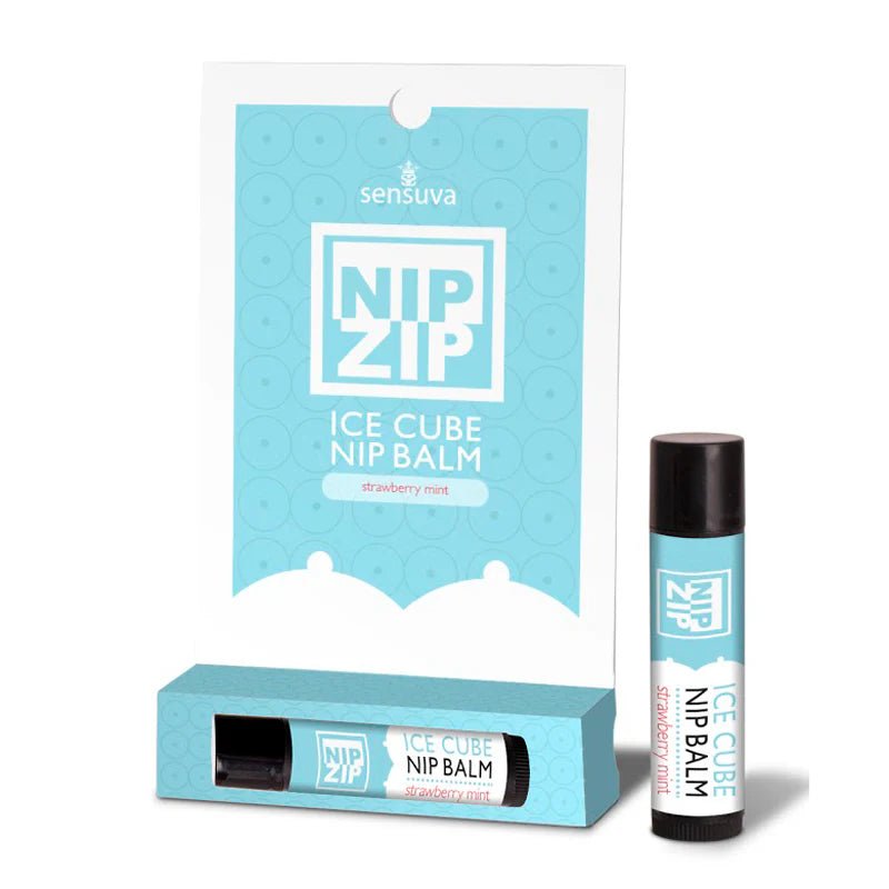 Sensuva Nip Zip Ice Cube Nipple Balm Strawberry Mint - TruLuv Novelties
