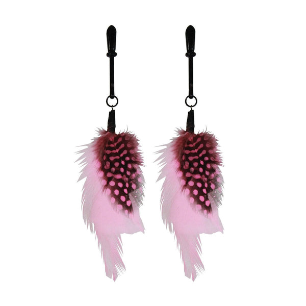 Sex Kitten Feather Clamps - TruLuv Novelties