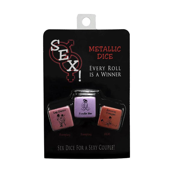 SEX! Metallic Dice Game - TruLuv Novelties