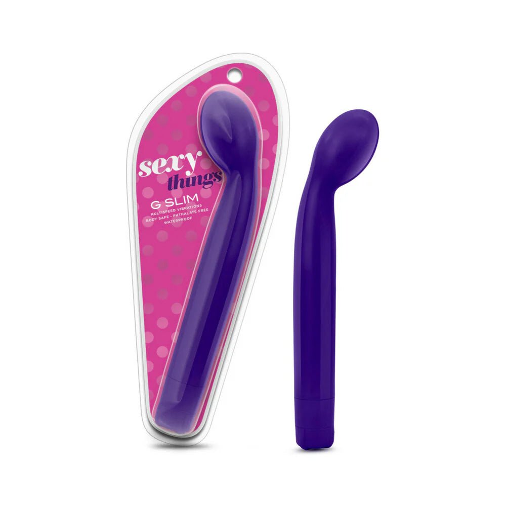 Sexy Things G Slim Multispeed Slimline G - Spot Vibrator Purple - TruLuv Novelties