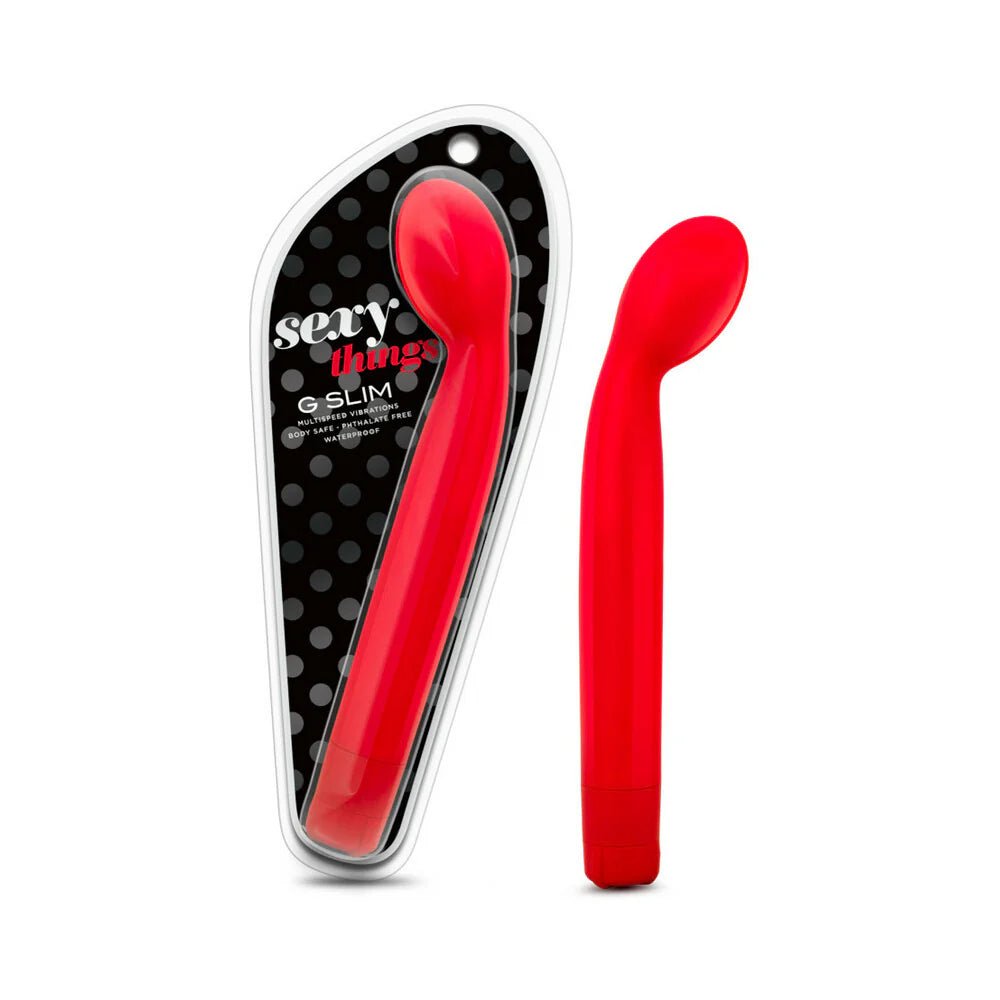 Sexy Things G Slim Multispeed Slimline G - Spot Vibrator Red - TruLuv Novelties