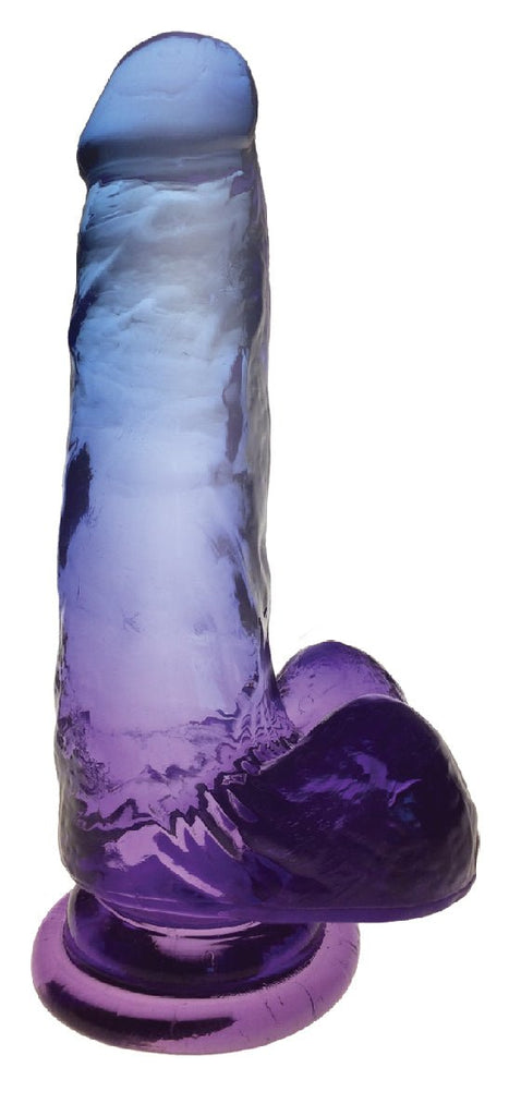 Shades - 7 Inch Gradient Dong - Blue and Violet - TruLuv Novelties