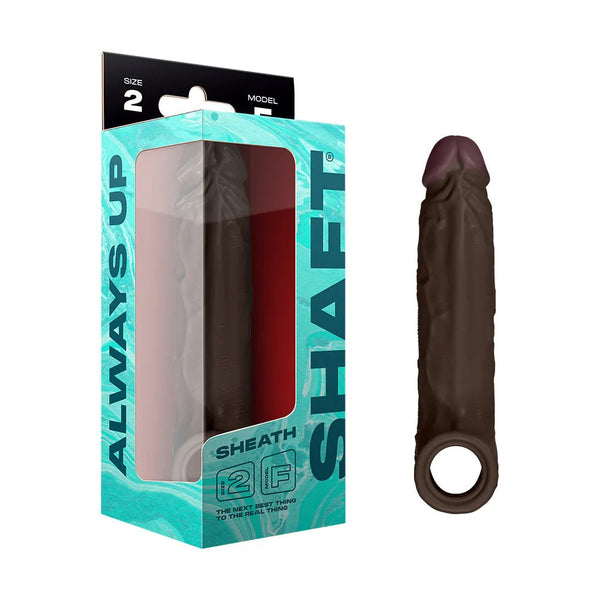 Shaft Model F: Sheath Mahogany Size 2 - TruLuv Novelties