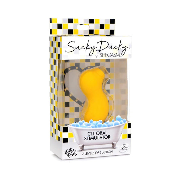 Shegasm Sucky Ducky Clitoral Stimulator Yellow - TruLuv Novelties