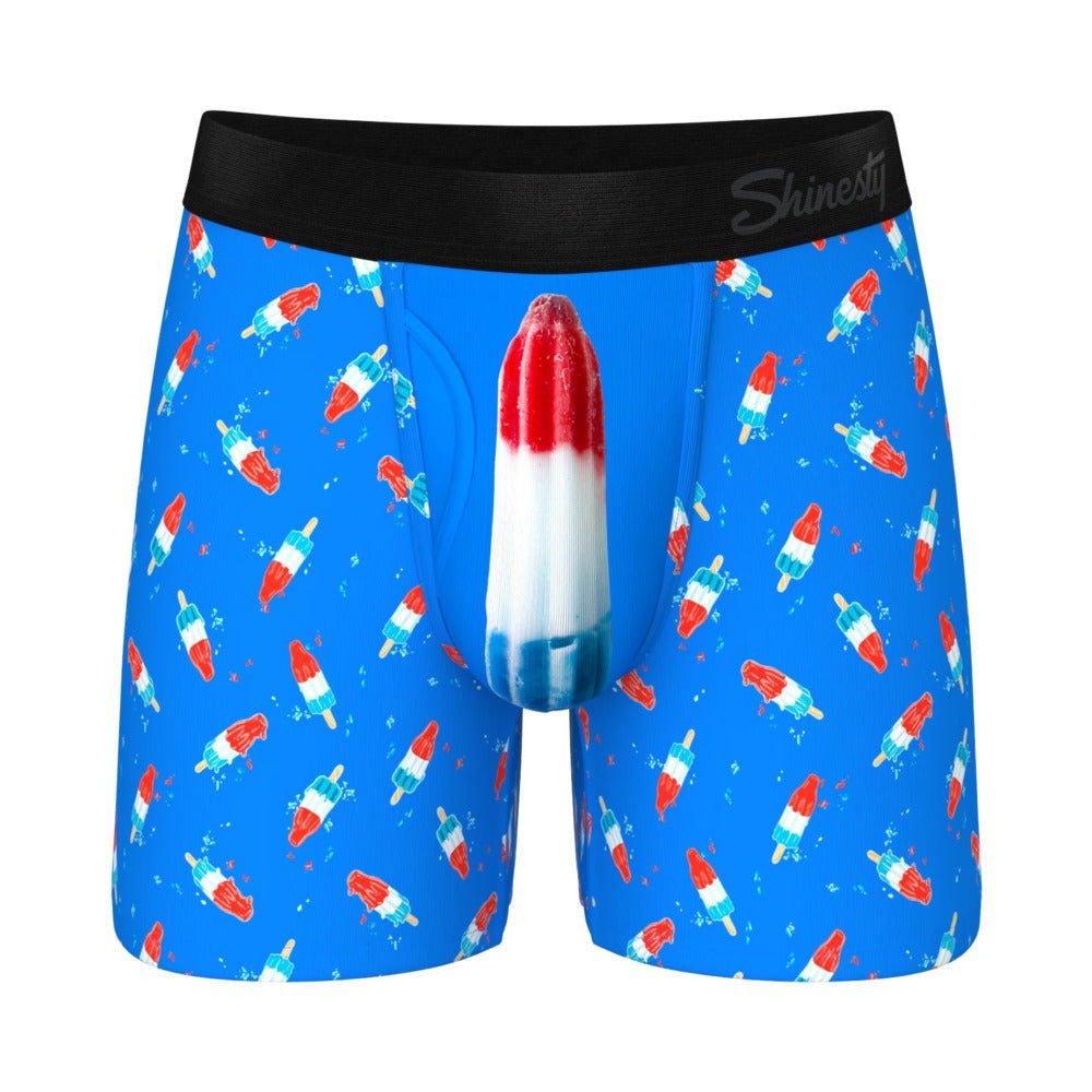 Shinesty The Popsicle Stick Apex USA Ball Hammock Pouch Underwear with Fly XL - TruLuv Novelties