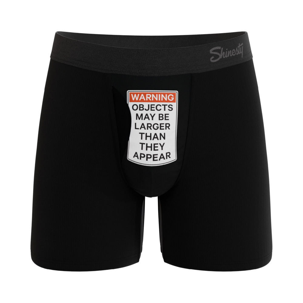 Shinesty The Rear View Size Warning Ball Hammock Pouch Underwear S - TruLuv Novelties