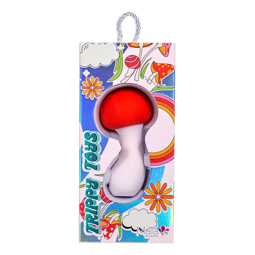 Shroomie Rechargeble Mushroom Vibrator - Red - TruLuv Novelties