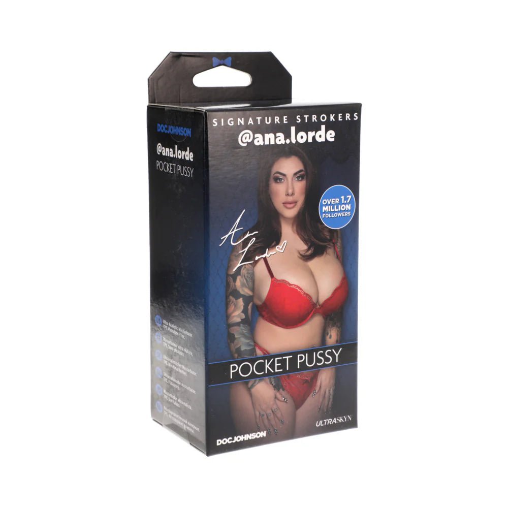 Signature Strokers - Girls of Social Media - @ana.lorde - ULTRASKYN Pocket Pussy Vanilla - TruLuv Novelties