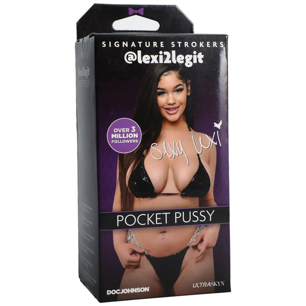 Signature Strokers Girls of Social Media @lexi2legit ULTRASKYN Pocket Pussy - TruLuv Novelties