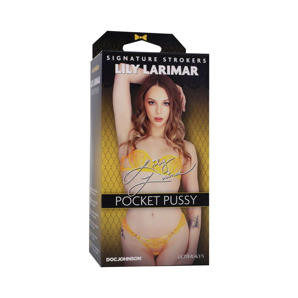 Signature Strokers Lily Larimar ULTRASKYN Pocket Pussy Vanilla - TruLuv Novelties
